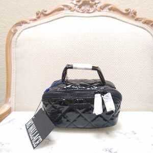 MZ Wallace Black Lacquer Mini Accordion Jewelry Case